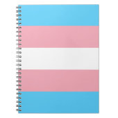 Transgender flag trans-pride LGBT symbool homohomo Notitieboek (Voorkant)