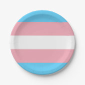 Transgender flag trans-pride LGBT symbool homohomo Papieren Bordje (Voorkant)