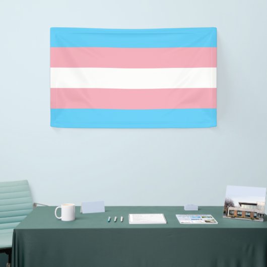 Transgender flag trans-pride LGBT symbool homohomo Spandoek (Beurs)