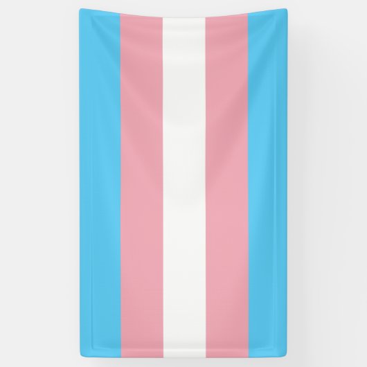 Transgender flag trans-pride LGBT symbool homohomo Spandoek (Verticaal)