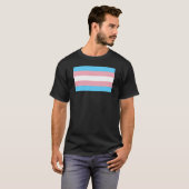 Transgender flag trans-pride LGBT symbool homohomo T-shirt (Voorkant volledig)