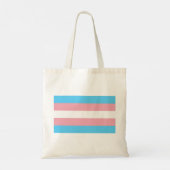 Transgender flag trans-pride LGBT symbool homohomo Tote Bag (Achterkant)