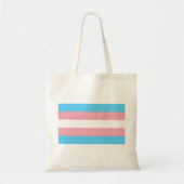 Transgender flag trans-pride LGBT symbool homohomo Tote Bag (Voorkant)