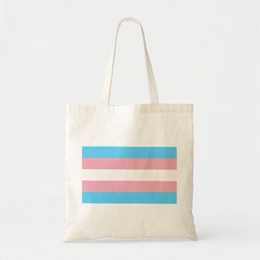 Transgender flag trans-pride LGBT symbool homohomo Tote Bag (Voorkant)