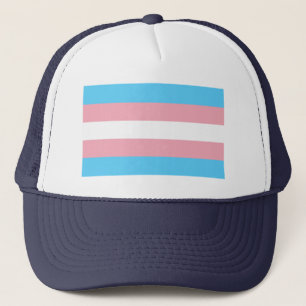 Transgender flag trans-pride LGBT symbool homohomo Trucker Pet