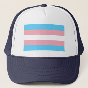 Transgender flag trans-pride LGBT symbool homohomo Trucker Pet