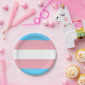 Transgender Flagge Papieren Bordje (Feest)