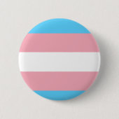 Transgender Flagge Ronde Button 5,7 Cm (Voorkant)