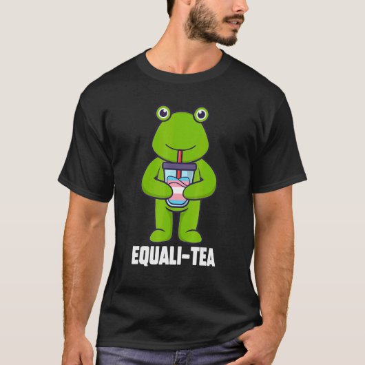 Transgender Frog Equali Tea Transgender Frog Equal T-shirt (Voorkant)