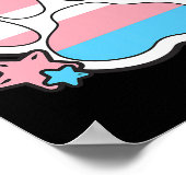 Transgender Furry Paw Lgbtq Month Gay Rights Pride Poster (Hoek)