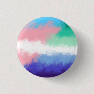 Transgender gay pride vlag prin ronde button 3,2 cm