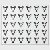 Transgender-gendersymbool Cadeaupapier (Vlak)