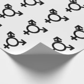 Transgender-gendersymbool Cadeaupapier (Hoek)