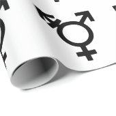 Transgender-gendersymbool Cadeaupapier (Rol Hoek)