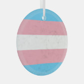 Transgender Glas Ornament (Voorkant Rechts)