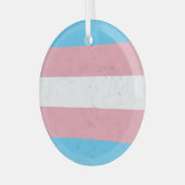 Transgender Glas Ornament (Voorkant links)