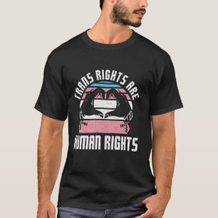 Transgender Hart Transrechten zijn Mensenrechten L T-shirt