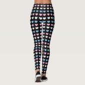 Transgender Hearts Pattern Leggings (Achterkant)