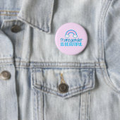 Transgender is prachtig ronde button 5,7 cm (In situ)