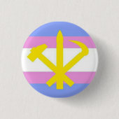 transgender juche pin ronde button 3,2 cm (Voorkant)