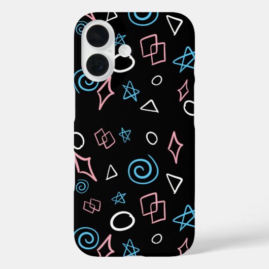 Transgender kleuren vormen Case-Mate iPhone case (Achterkant)