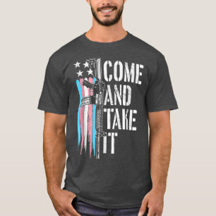 Transgender kom en neem hem mee met 15 Pistool rec T-shirt