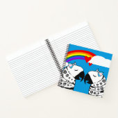 Transgender Lesbian Parrots Couple Notitieboek (Binnen)