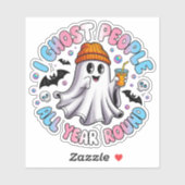 Transgender Leuke Halloween – Ik spook mensen Sticker (Vel)