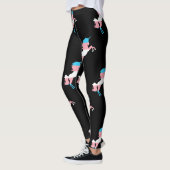Transgender LGBT Eenhoorn Vlag Strepen Pride Leggings (Links)