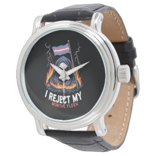 Transgender LGBT Pride Ik Verwerp Mijn Sterfelijk  Horloge