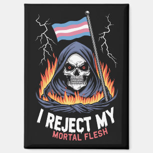 Transgender LGBT Pride Ik Verwerp Mijn Sterfelijk Magneet