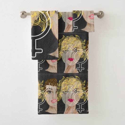 Transgender Love Bad Handdoek (Insitu)