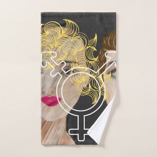 Transgender Love Bad Handdoek (Handdoek)