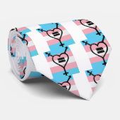 Transgender Love jezelf Stropdas (Opgerold)