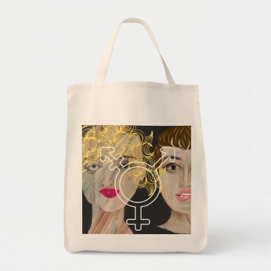 Transgender Love Tote Bag (Voorkant)