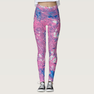 Transgender Marmer Kunstwerk Leggings