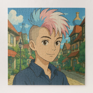 Transgender met Mohawk Anime Persoon | LGBTQIA+  Legpuzzel