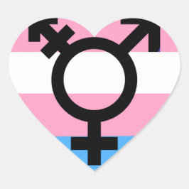 Transgender MTF FTM Awareness Pride Sticker