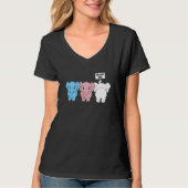 Transgender Nonbinary Elephants Be You Be Proud T-shirt (Voorkant)