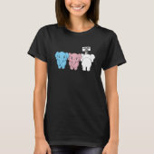 Transgender Nonbinary Elephants  Be You Be Proud T-shirt (Voorkant)