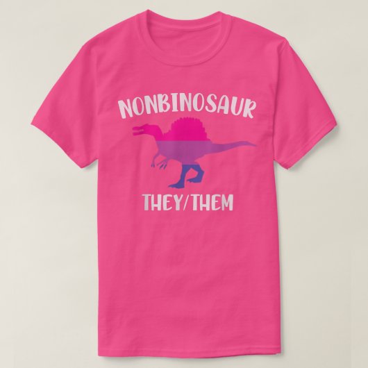 Transgender Nonbinary Pronouns LGBTQ Pride Awarene T-shirt (Design voorkant)