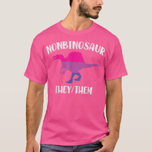 Transgender Nonbinary Pronouns LGBTQ Pride Awarene T-shirt