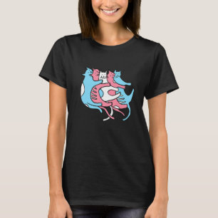 Transgender Ondersteuning FTM MTF Vlagkleuren Man T-shirt