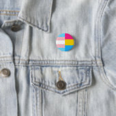 Transgender Panseksueel Dubbele Pride Vlag Ronde Button 3,2 Cm (In situ)