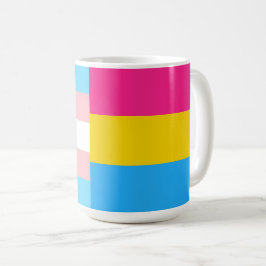 Transgender Pansexual Dual Pride Flag Koffiemok