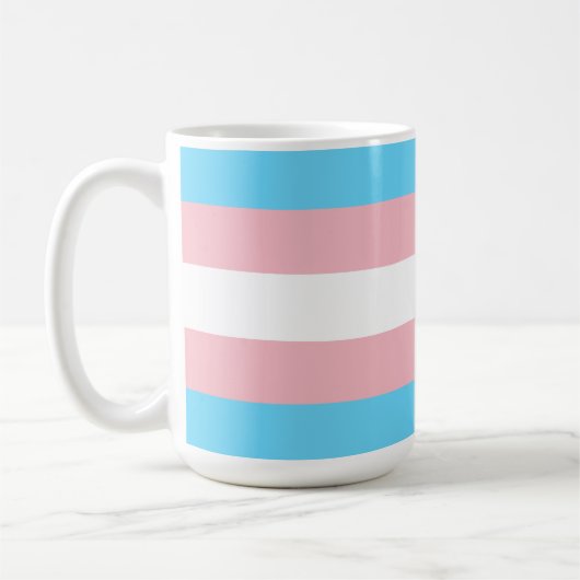 Transgender Pansexual Dual Pride Flag Koffiemok (Links)