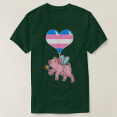 Transgender Pig Fairyseual IdentityNonbinary Love T-shirt (Design voorkant)