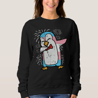 Transgender Pinguïn Dab Trans Pride Vlag Lgbt Jong Trui