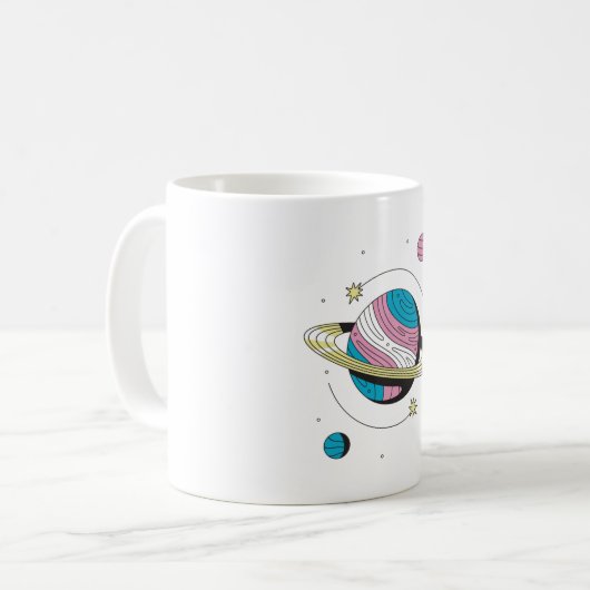 Transgender Planet Koffiemok (Voorkant links)