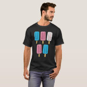 Transgender Popsicles 4e juli T-shirt (Voorkant volledig)